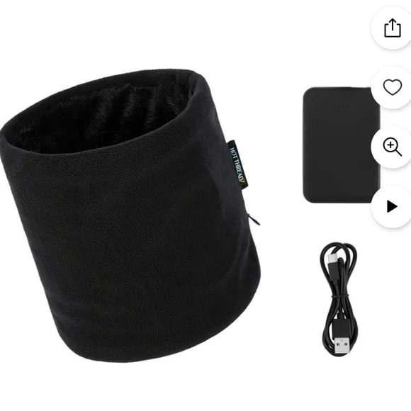 Heated Neck Warmer -7hour 3heat settings. NIB - Picture 2 of 7